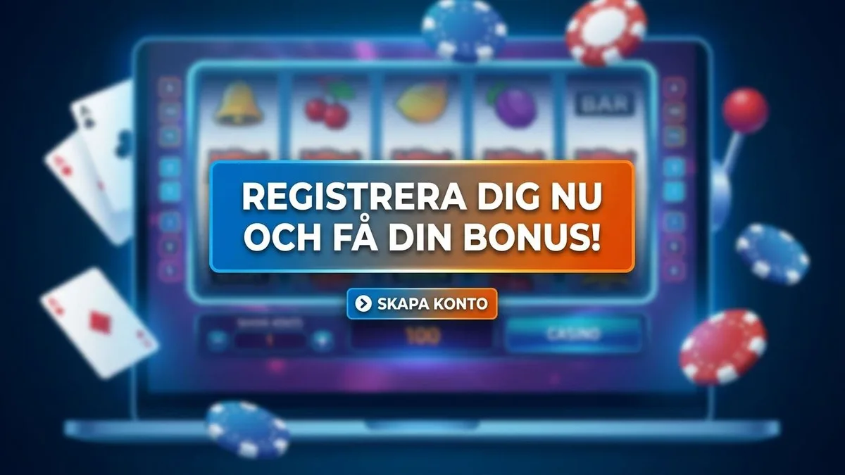 Registrera dig med bonus